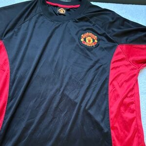 Manchester United Black and Red Jersey